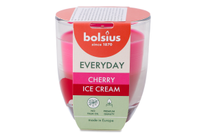 Свічка в стакані з ароматом вишні 80х70мм №101926150348 Everyday Bolsius 1шт