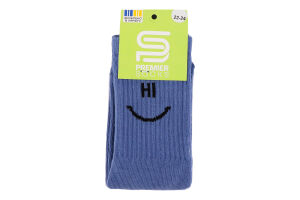 Шкарпетки підліт Premier socks Hi-Bye джинс р22-24