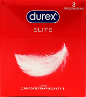 Презервативы латексные с силиконовой смазкой Elite Durex 3шт