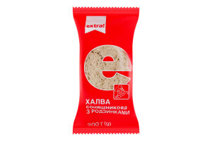 Халва Extra! соняшникова з родзинками