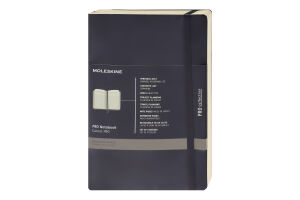Записник Moleskine PRO м'який середній чорний