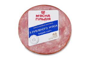 Ветчина из рубленого мяса М'ясна Гільдія в/к в/с кг