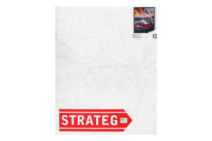 Набір д/розпису по номерах Транспорт 40*50см Стратег