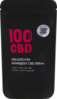 Добавка диетическая капсулы CBD 3000мг 100 CBD 30шт