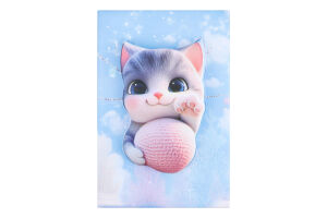 Блокнот ZiBi Kids Line Kitty 3D 145x210 80арк