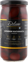 Оливки с косточкой в рассоле Каламата Delisse с/б 370мл