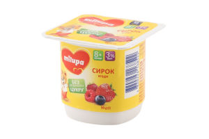 Сирок 3% для дітей від 8міс Ягоди Milupa ст 90г