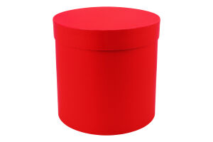 Коробка подарункова червона кругла 17*19см НК-29 Екстрафікс