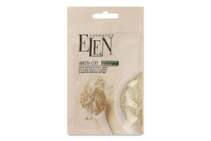 Глина белая с экстрактом зеленого чая и алоэ вера Elen Сosmetics 40г