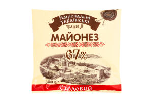Майонез 67% Столовый Національні українські традиції м/у 300г