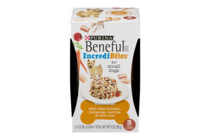 Purina Beneful IncrediBites Dog Food Chicken, Tomatoes, Carrots & Wild Rice - 3 CT