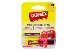 Бальзам для губ зі смаком гранату SPF 15 Carmex 4.25г