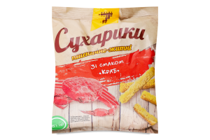 Сухарі Семерка пшеничні 90 г зі смаком краба