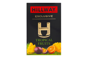 Чай черный байховый листовой с тропическими фруктами Exclusive Hillway к/у 100г