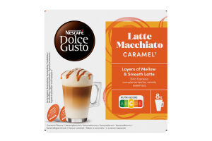 Напій кавовий Карамель Лате мак'ято Dolce Gusto Nescafe к/у 145.6г