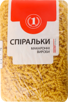 Изделия макаронные Спиральки ТМ "1" м/у 1кг
