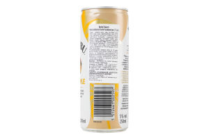 Напій слабоалкогольний газований Malibu Pineapple, 5.0%, 0.25 л, (12)