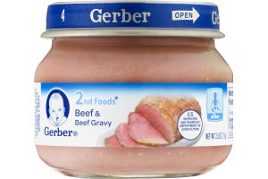 Gerber 2nd Foods Beef & Beef Gravy