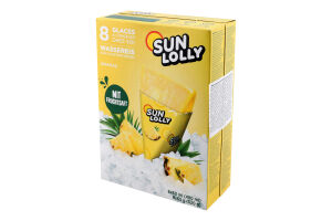 Морозиво рідке SUN LOLLY Ананас 8х60мл И186 (Данія)