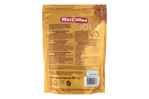Кофе растворимый сублимированный Gold MacCoffee д/п 280г