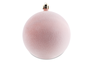 Прикраса ялинкова Куля Оксамит 100мм 31045