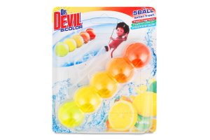 Засіб д/чищення унітазу БіКолор Лемон Фреш 35г Dr.Devil