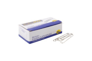 Скрепки скругленные 50мм №BM.5001 Buromax 100шт