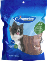 Companion Jerky Strip Dog Treats Duck