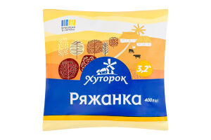 Ряжанка 3.2% Хуторок м/у 400г