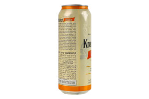 Пиво 500мл 5.3% світле пшеничне нефільтроване пастеризоване Weizen Krombacher з/б