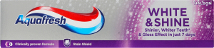 Паста зубная с фтором Сияющая белизна Aquafresh 100мл
