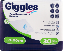 Пелюшки поглинаючі 60*90см 30шт Гіглс