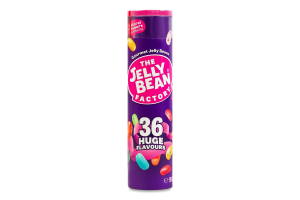 Цукерки желейні 36 смаків Боби The Jelly Bean Factory тубус 90г