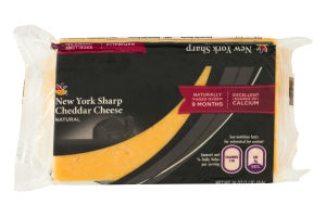 Ahold Natural Cheese New York Sharp Cheddar