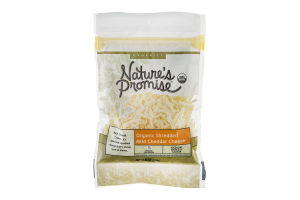 Nature's Promise Organic Shredded Mild Cheddar Cheese