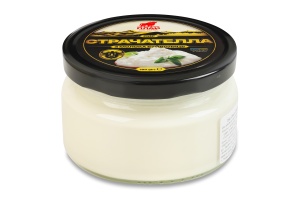 Сир 55% з молока буйволиць Страчателла Еко-ферма Плай с/б 190г