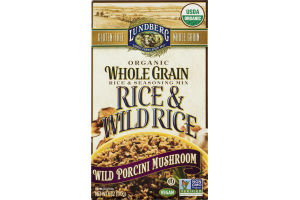 Lundberg Whole Grain Rice & Wild Rice Wild Porcini Mushroom