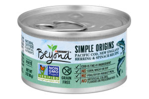 Purina Beyond Cat Food Pacific Cod, New England Herring & Spinach