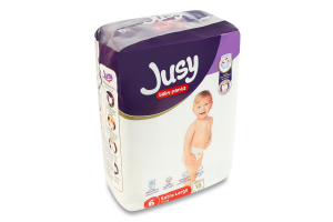 Трусики-подгузники для детей от 15кг 6 Extra large Jusy 18шт