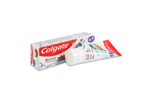 Паста зубна для дітей 6-9років зі смаком полуниці та м'яти Colgate 60мл