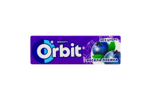 Гумка жувальна без цукру з підсолоджувачами Весела лохина Orbit м/у 14г