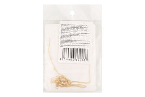 Ланцюжок жовтий метал з підвіскою 40см FHF1541