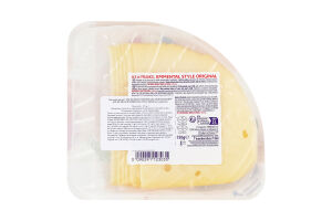 Сыр полутвердый ломтиками Эмменталь оригинальный Ile De France лоток 150г