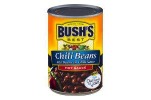 BUSH’S BEST Chili Beans Red Beans Hot Chili Sauce