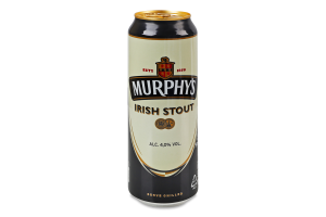 Пиво 500мл 4% темное пастеризованное Irish stout Murphy's ж/б