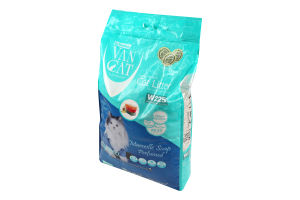 Наполнитель кошачий белый Marseille soap perfumed Super Premium VanCat 10кг