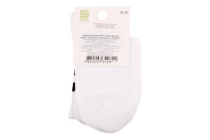Шкарпетки Premier socks Економ вис мал білі р18-20