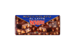 Шоколад молочний Novi з цільним фундуком