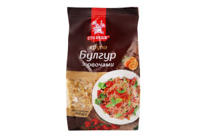 Крупа пшенична Булгур з овочами Сто пудів м/у 400г
