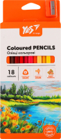 Олівці кольорові O'range Line 18шт з точилкою Yes